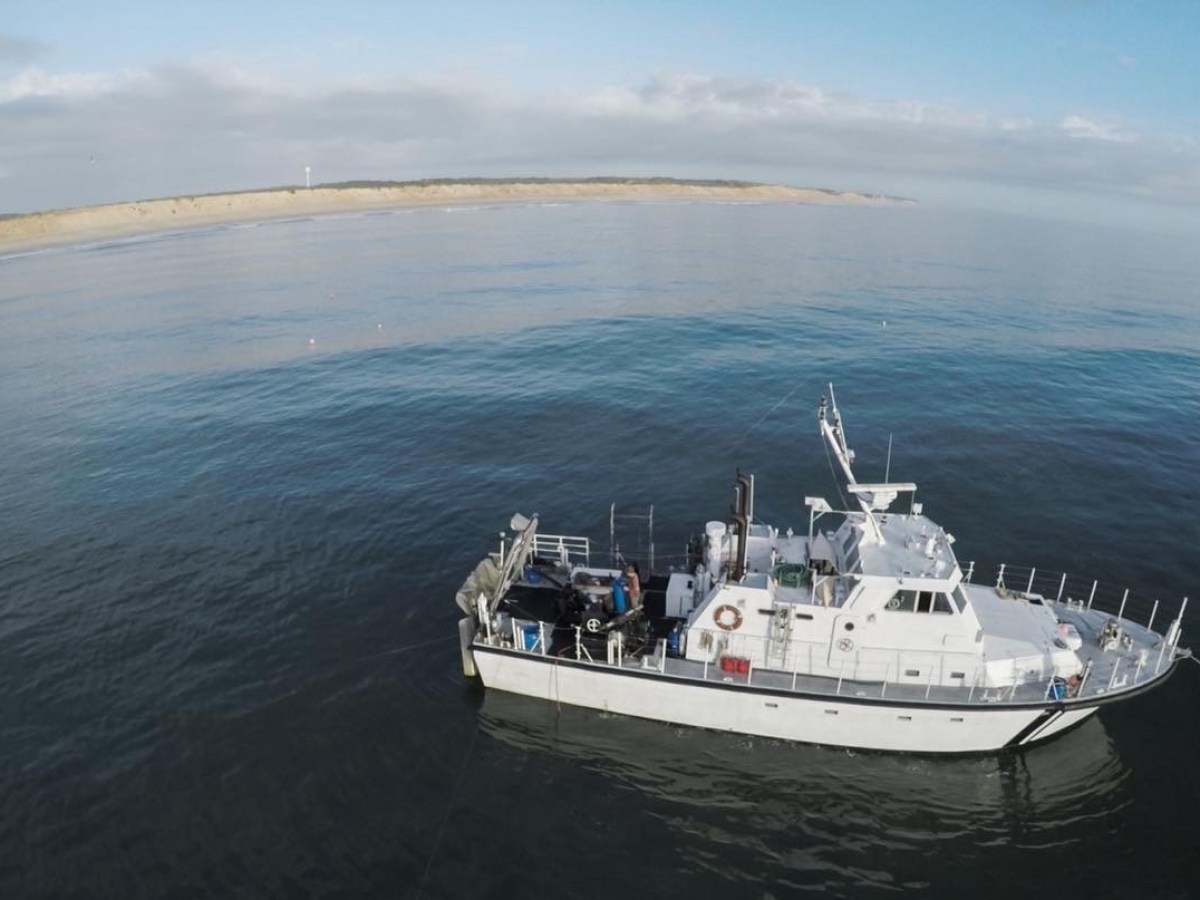 a large ship in a body of water