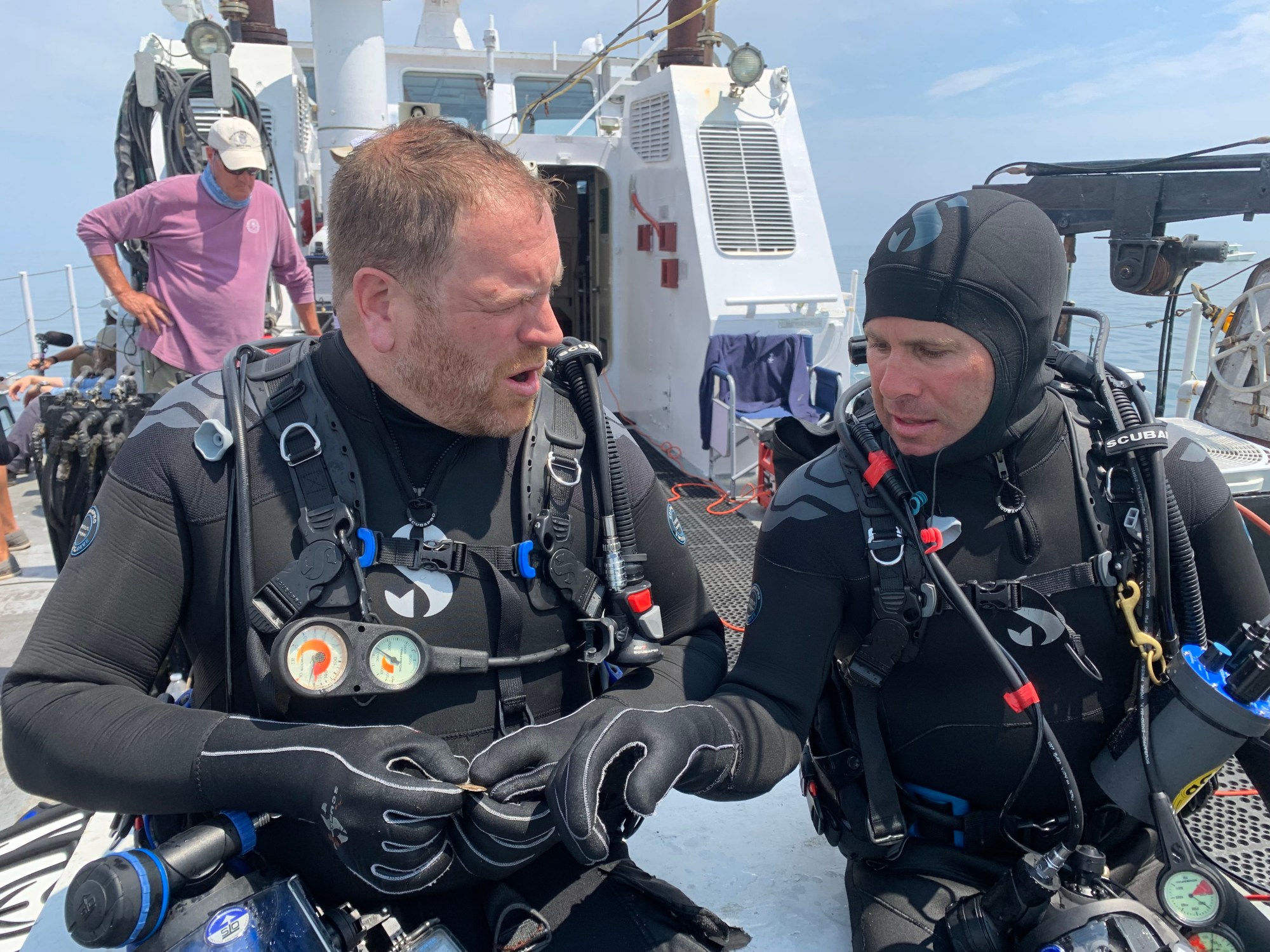 Brandon Clifford and Josh Gates Brandon Clifford and Josh Gates